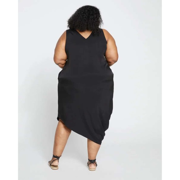 Universal Standard tank dress NEW size L Geneva Cooling Cupro v neck sleeveless - Picture 8 of 8